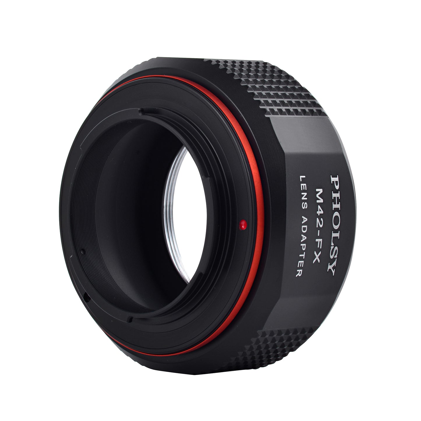 PHOLSY Lens Mount Adapter Manual Focus Compatible with M42 42mm Mount Lens to Fuji X Mount Camera Body
