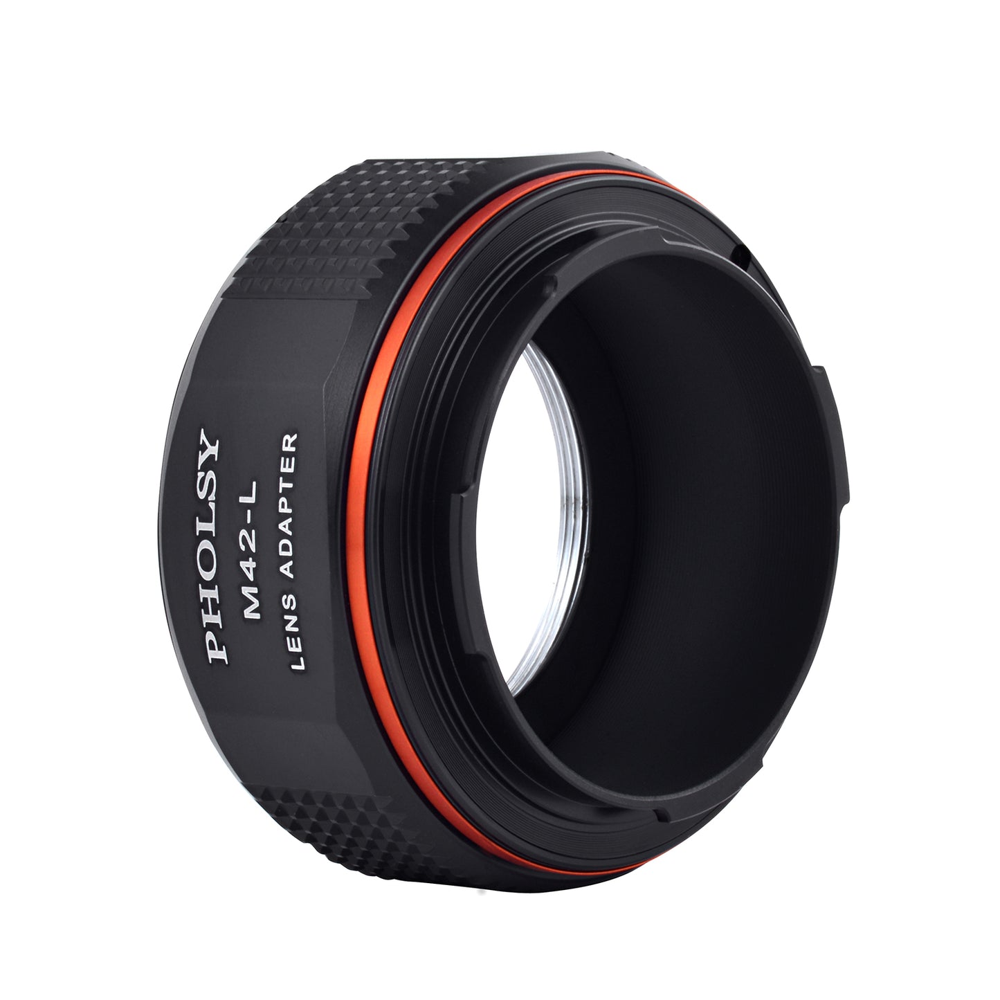 PHOLSY Lens Mount Adapter Manual Focus Compatible with M42 42mm Mount Lens to Leica L Mount Camera Body