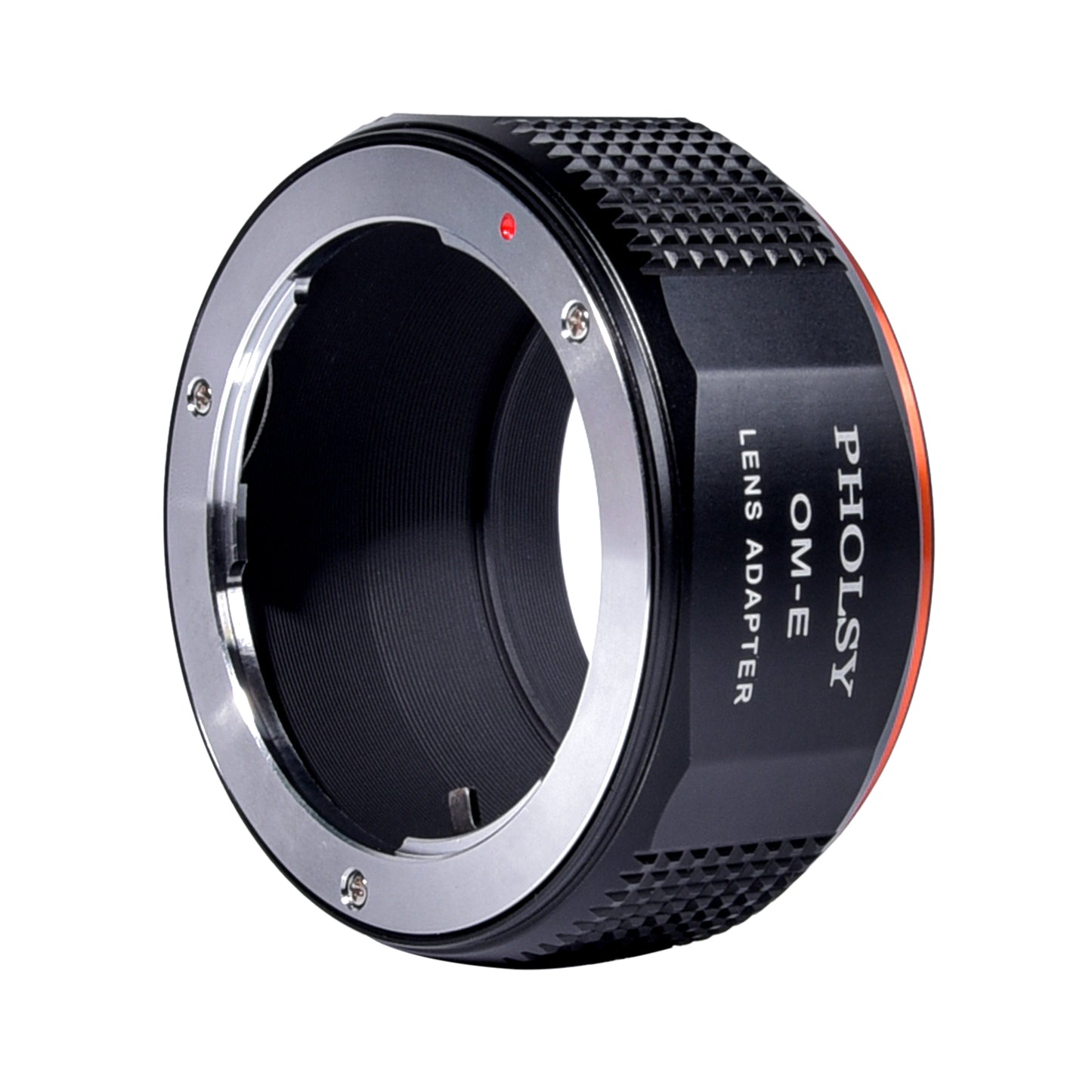 PHOLSY Lens Mount Adapter Manual Focus Compatible with Olympus OM Mount Lens to Sony E (NEX) Mount Camera Body