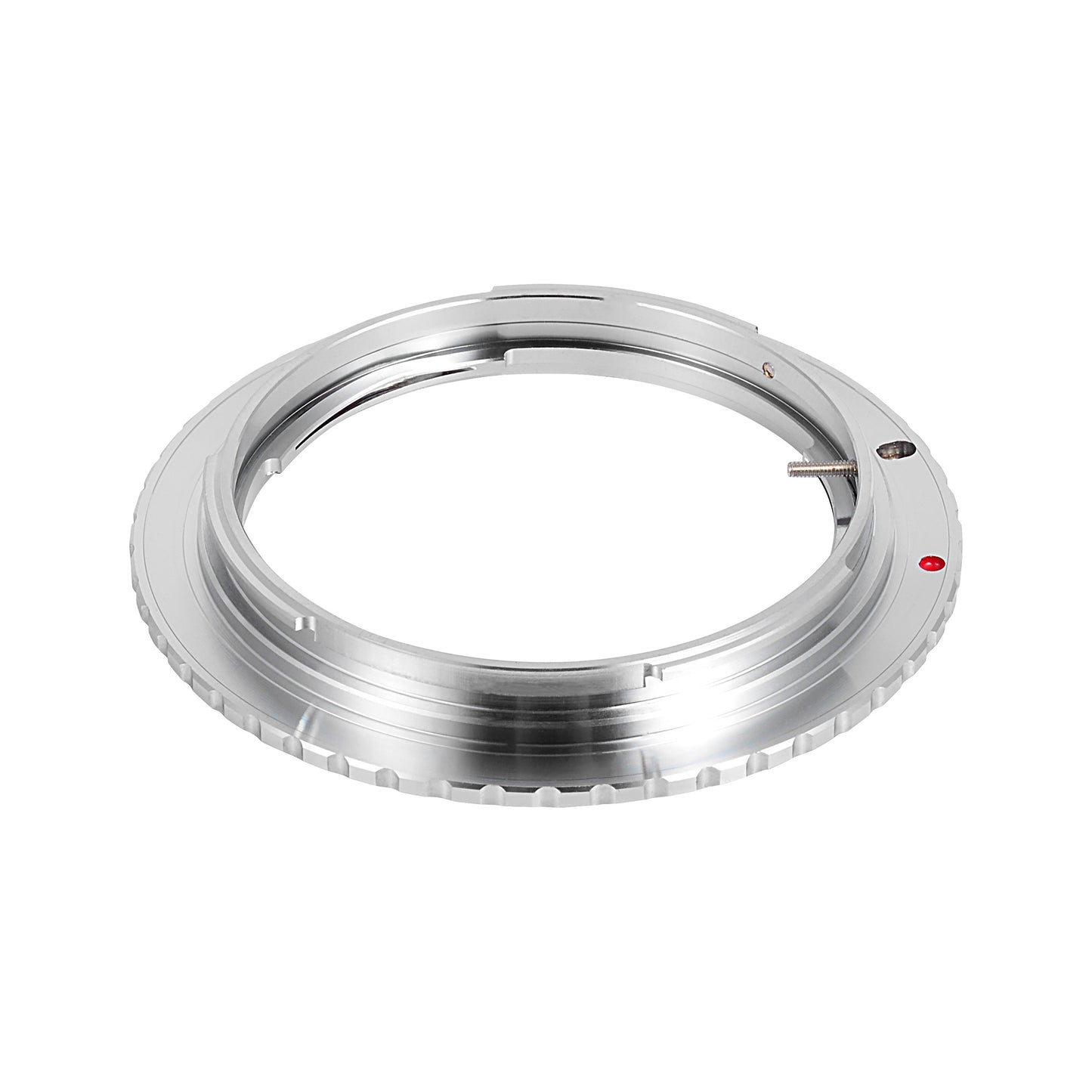 PHOLSY Lens Mount Adapter Manual Focus Compatible with Olympus OM Mount Lens to Canon EOS EF Mount Camera Body