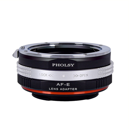 PHOLSY Lens Mount Adapter Manual Focus Compatible with Sony A (Minolta AF) Mount Lens to Sony E (NEX) Mount Camera Body