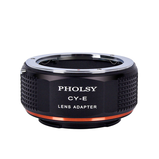 PHOLSY Lens Mount Adapter Manual Focus Compatible with Yashica Contax CY Mount Lens to Sony E (NEX) Mount Camera Body