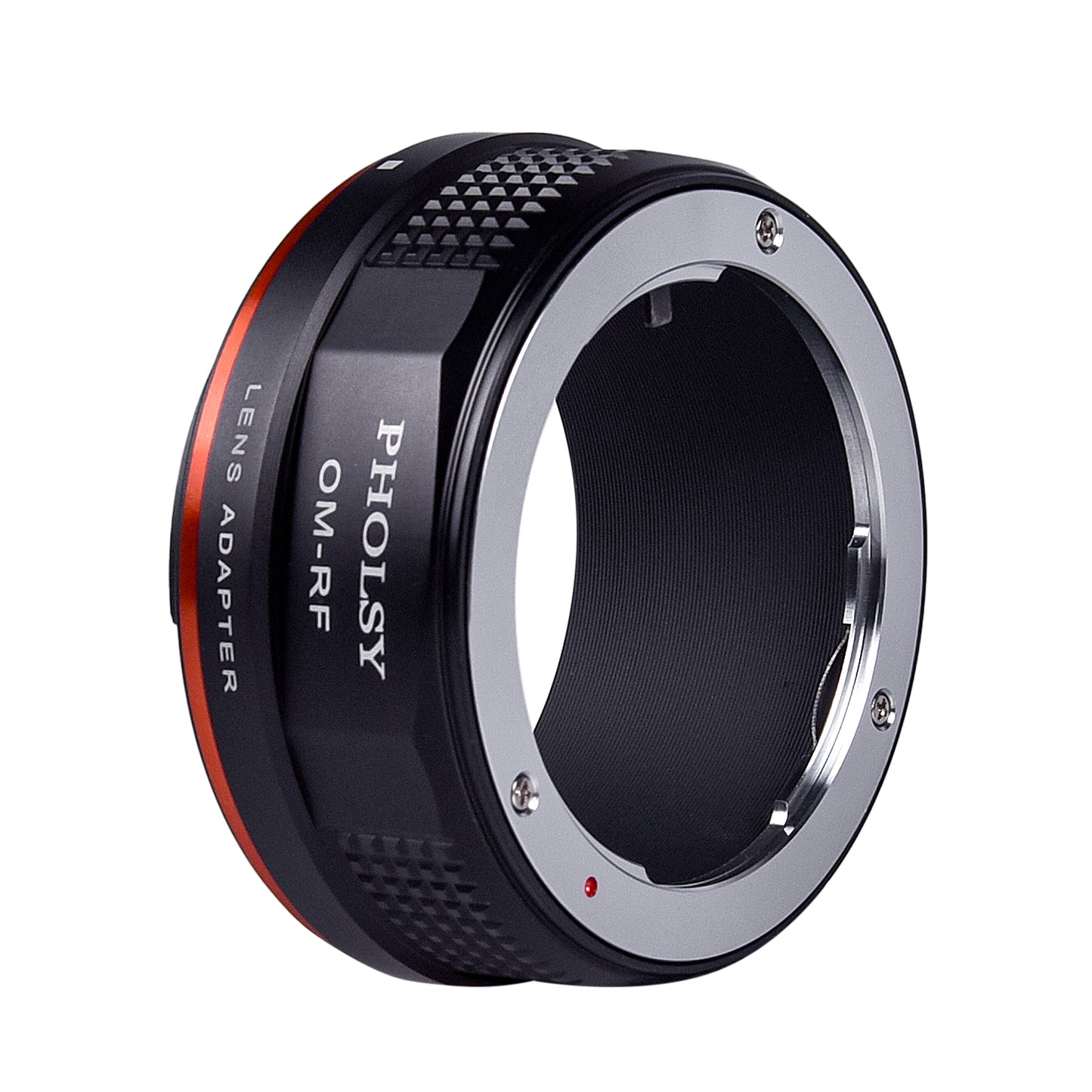 PHOLSY Lens Mount Adapter Manual Focus Compatible with Olympus OM Mount Lens to Canon RF Mount Camera Body