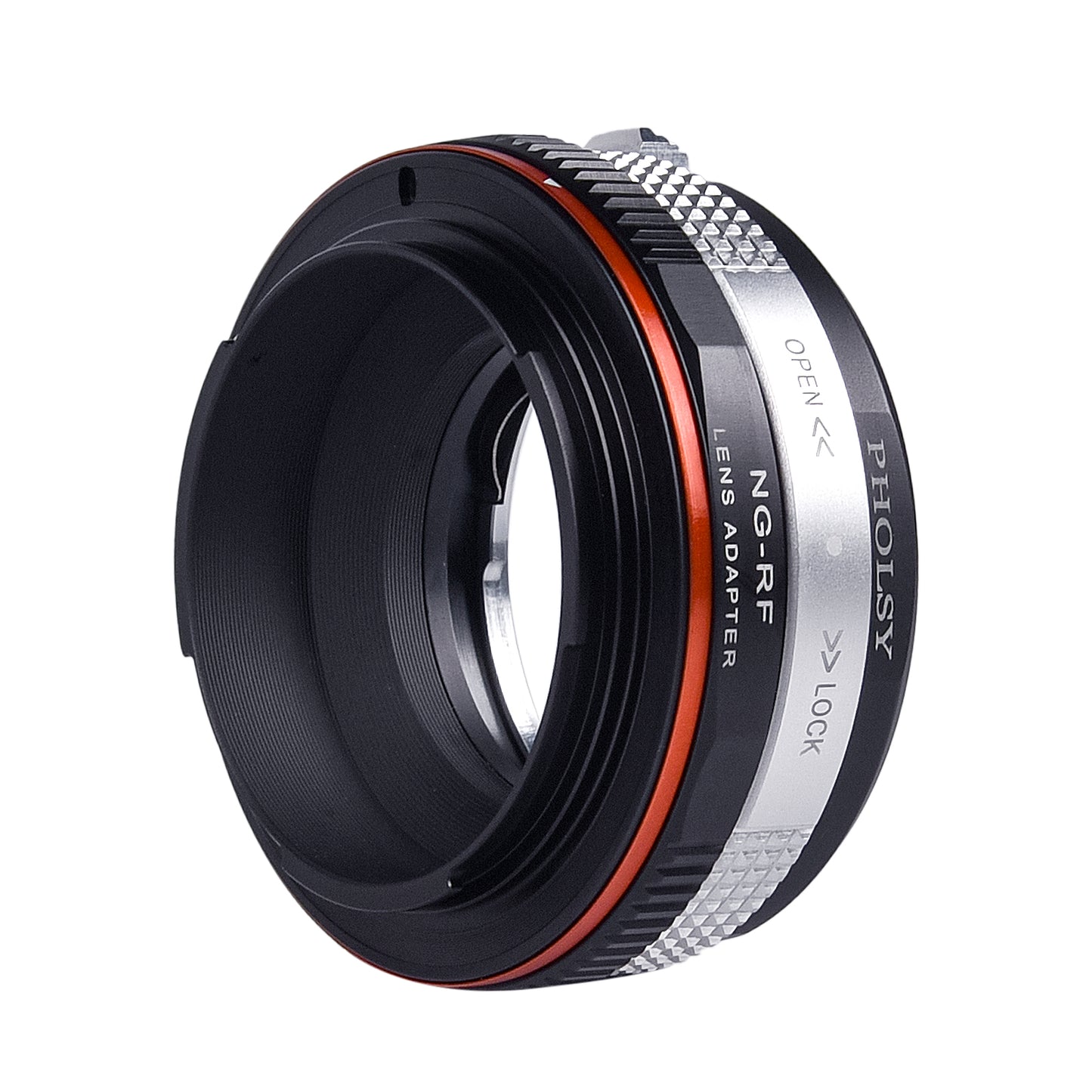 PHOLSY Lens Mount Adapter Manual Focus Compatible with Nikon F (G) Mount Lens to Canon RF Mount Camera Body