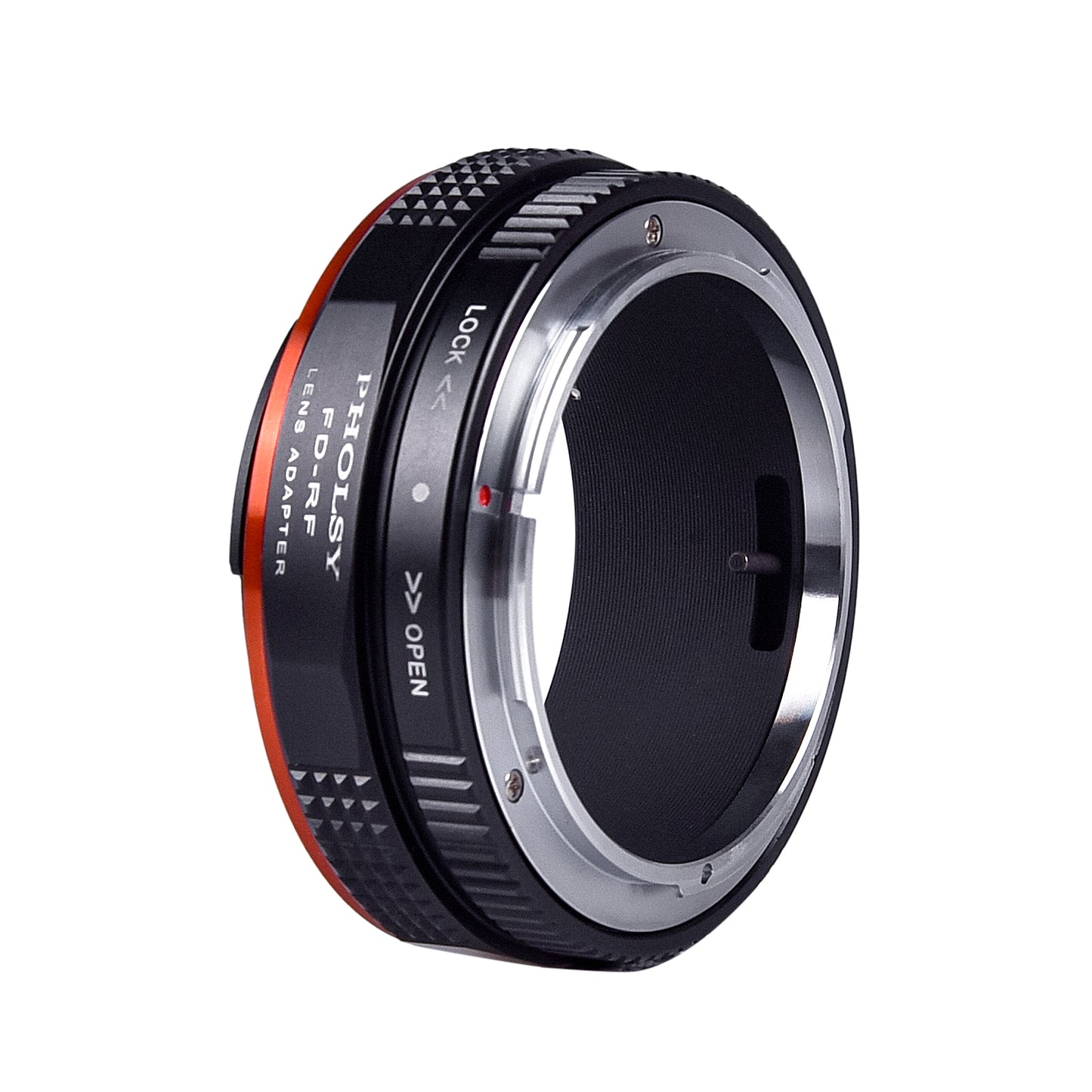 PHOLSY Lens Mount Adapter Manual Focus Compatible with Canon FD FL Mount Lens to Canon RF Mount Camera Body