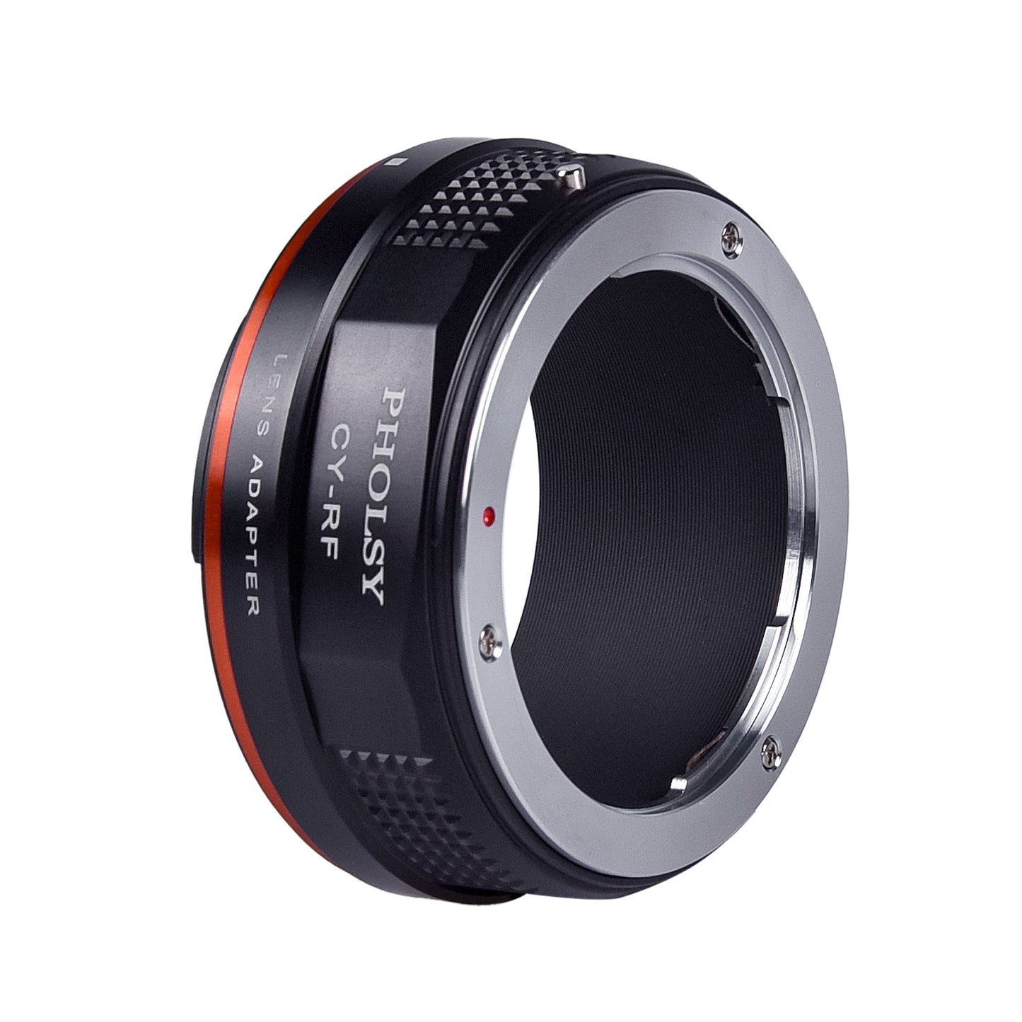 PHOLSY Lens Mount Adapter Manual Focus Compatible with Yashica Contax CY Mount Lens to Canon RF Mount Camera Body