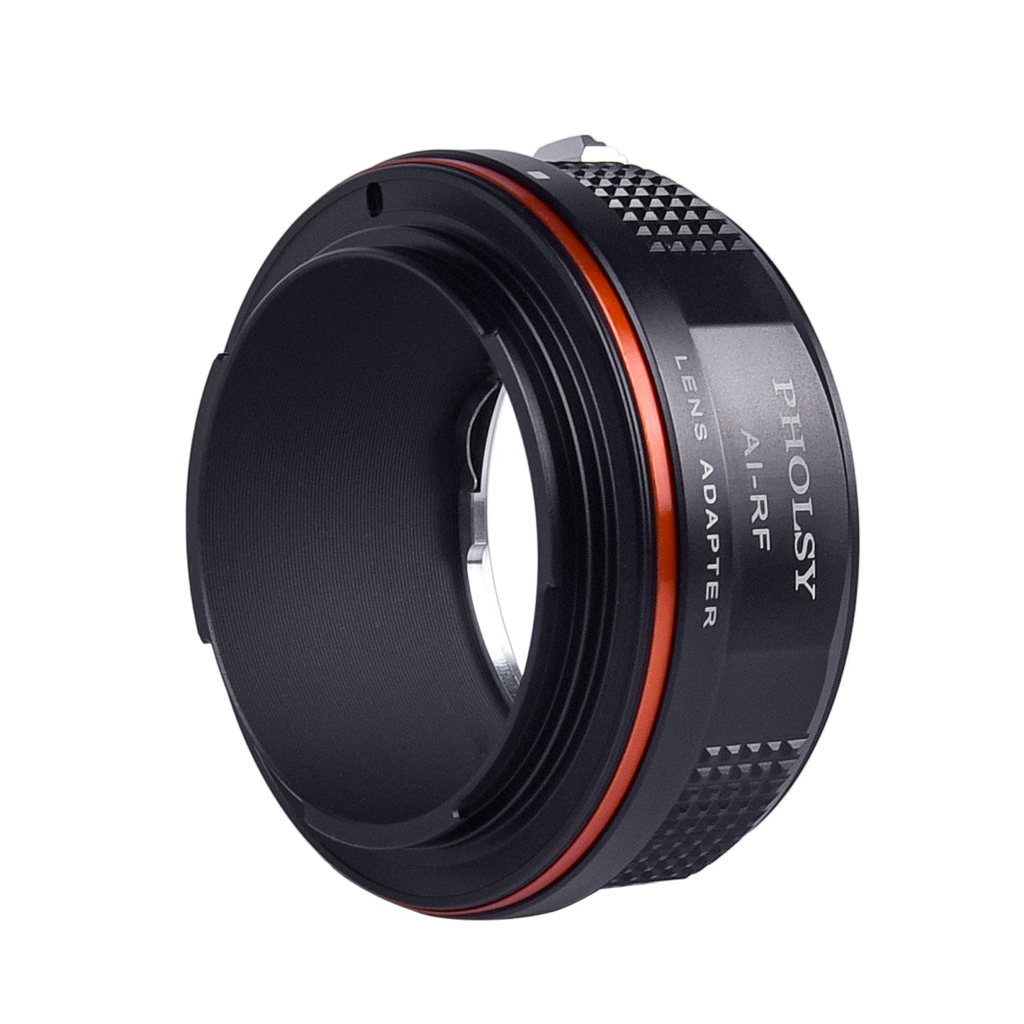 PHOLSY Lens Mount Adapter Manual Focus Compatible with Nikon F Mount Lens to Canon RF Mount Camera Body