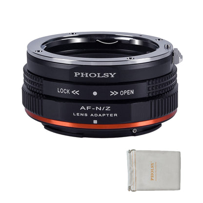 PHOLSY Lens Mount Adapter Manual Focus Compatible with Sony A (Minolta AF) Mount Lens to Nikon Z Mount Camera Body