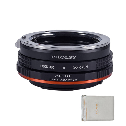 PHOLSY Lens Mount Adapter Manual Focus Compatible with Sony A (Minolta AF) Mount Lens to Canon RF Mount Camera Body