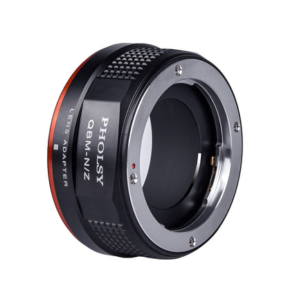 PHOLSY Lens Mount Adapter Manual Focus Compatible with Rollei QBM Mount Lens to Nikon Z Mount Camera Body