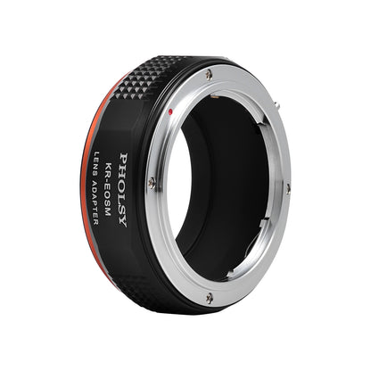 PHOLSY Lens Mount Adapter Manual Focus Compatible with Konica AR Mount Lens to Canon EOS M (EF-M) Mount Camera Body