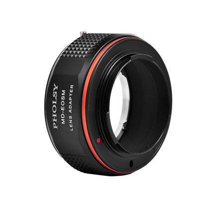 PHOLSY Lens Mount Adapter Manual Focus Compatible with Minolta MD MC Mount Lens to Canon EOS M (EF-M) Mount Camera Body