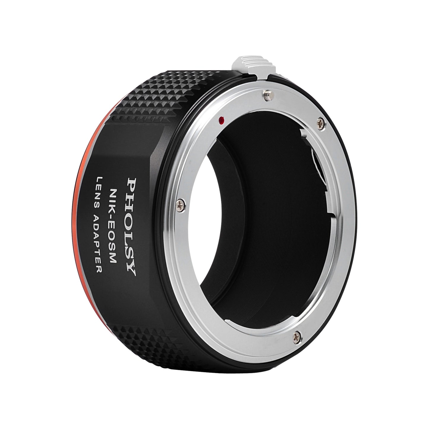 PHOLSY Lens Mount Adapter Manual Focus Compatible with Nikon F Mount Lens to Canon EOS M (EF-M) Mount Camera Body