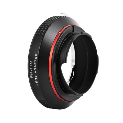 PHOLSY Lens Mount Adapter Manual Focus Compatible with Pentax K Mount Lens to Leica M Mount Camera Body