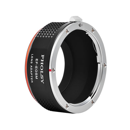 PHOLSY Lens Mount Adapter Manual Focus Compatible with Canon EF (EF-S) Mount Lens to Canon EOS M (EF-M) Mount Camera Body