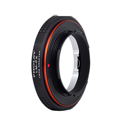 PHOLSY Lens Mount Adapter Manual Focus Compatible with Leica M Mount Lens to Fuji X Mount Camera Body