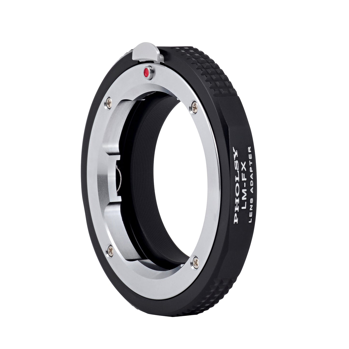 PHOLSY Lens Mount Adapter Manual Focus Compatible with Leica M Mount Lens to Fuji X Mount Camera Body