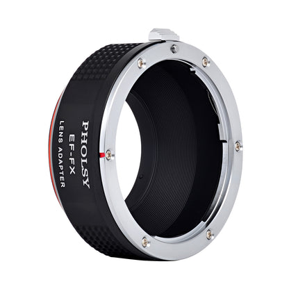 PHOLSY Lens Mount Adapter Manual Focus Compatible with Canon EF (EF-S) Mount Lens to Fuji X Mount Camera Body