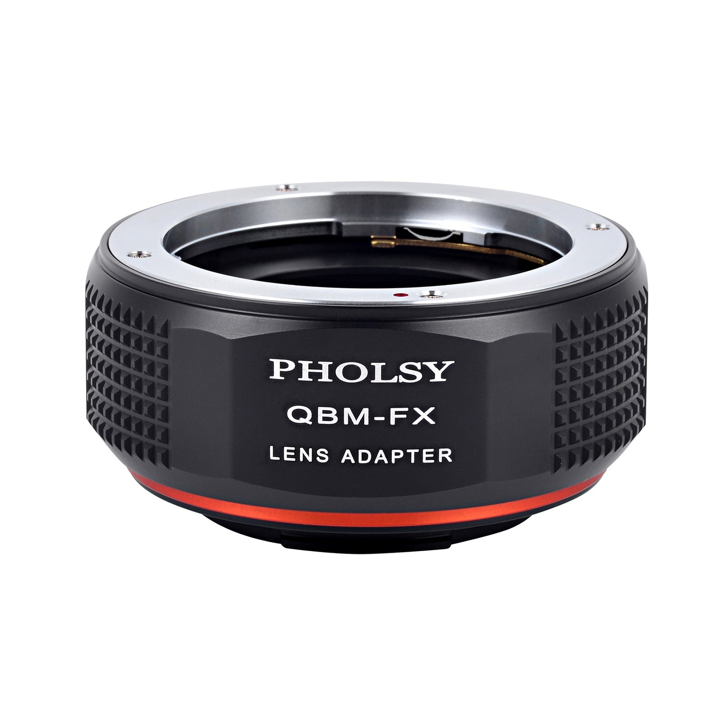 PHOLSY Lens Mount Adapter Manual Focus Compatible with Rollei QBM Mount Lens to Fuji X Mount Camera Body