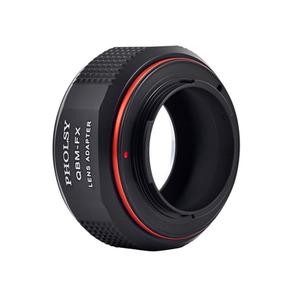 PHOLSY Lens Mount Adapter Manual Focus Compatible with Rollei QBM Mount Lens to Fuji X Mount Camera Body