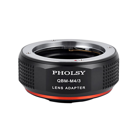 PHOLSY Lens Mount Adapter Manual Focus Compatible with Rollei QBM Mount Lens to Micro Four Thirds (M4/3 Micro 4/3) Mount Camera Body