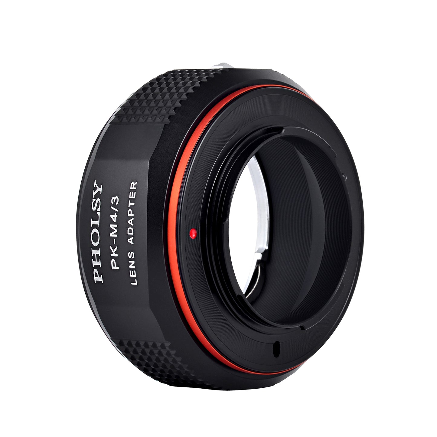 PHOLSY Lens Mount Adapter Manual Focus Compatible with Pentax K Mount Lens to Micro Four Thirds (M4/3 Micro 4/3) Mount Camera Body