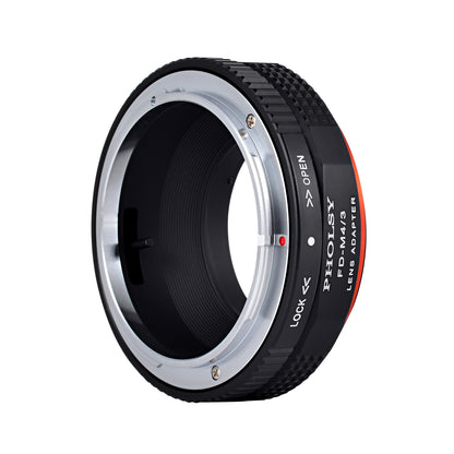 PHOLSY Lens Mount Adapter Manual Focus Compatible with Canon FD FL Mount Lens to Micro Four Thirds (M4/3 Micro 4/3) Mount Camera Body