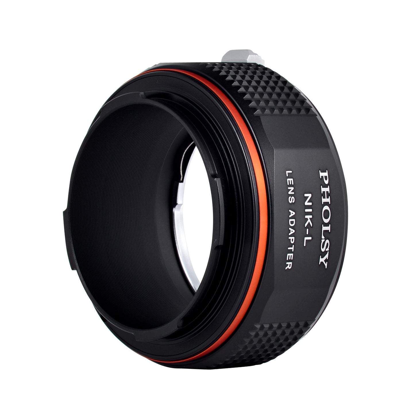 PHOLSY Lens Mount Adapter Manual Focus Compatible with Nikon F Mount Lens to Leica L Mount Camera Body