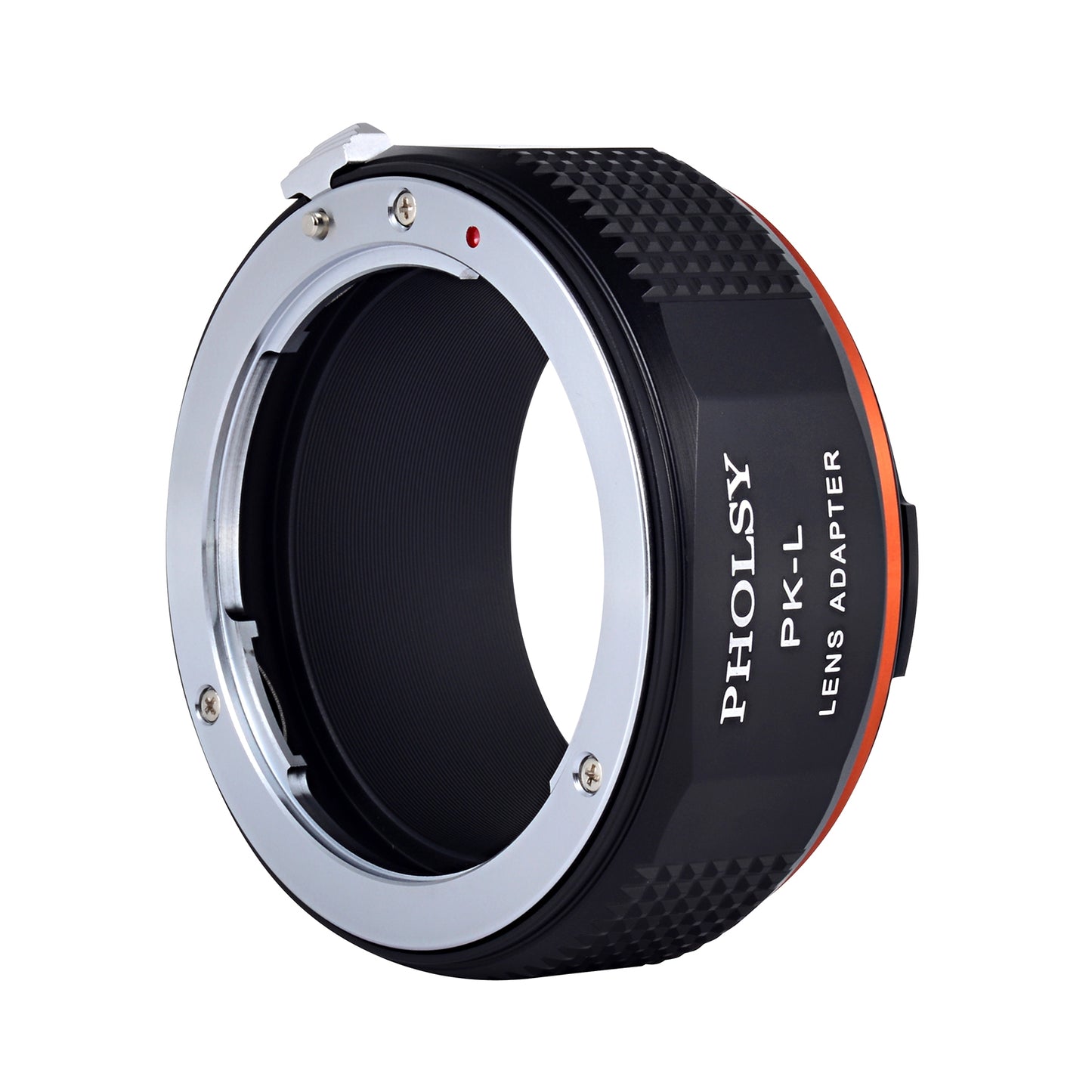 PHOLSY Lens Mount Adapter Manual Focus Compatible with Pentax K Mount Lens to Leica L Mount Camera Body