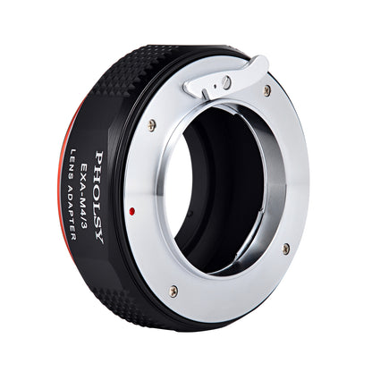 PHOLSY Lens Mount Adapter Manual Focus Compatible with Exakta Mount Lens to Micro Four Thirds (M4/3 Micro 4/3) Mount Camera Body