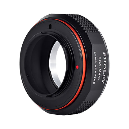 PHOLSY Lens Mount Adapter Manual Focus Compatible with Exakta Mount Lens to Micro Four Thirds (M4/3 Micro 4/3) Mount Camera Body