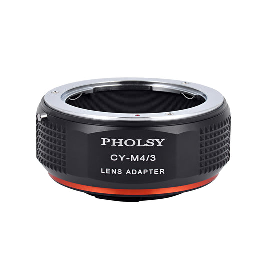 PHOLSY Lens Mount Adapter Manual Focus Compatible with Yashica Contax CY Mount Lens to Micro Four Thirds (M4/3 Micro 4/3) Mount Camera Body