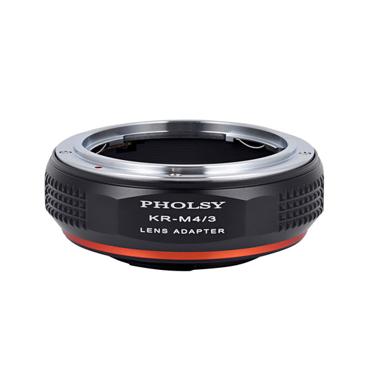 PHOLSY Lens Mount Adapter Manual Focus Compatible with Konica AR Mount Lens to Micro Four Thirds (M4/3 Micro 4/3) Mount Camera Body