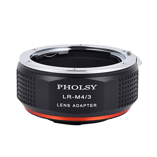 PHOLSY Lens Mount Adapter Manual Focus Compatible with Leica R Mount Lens to Micro Four Thirds (M4/3 Micro 4/3) Mount Camera Body