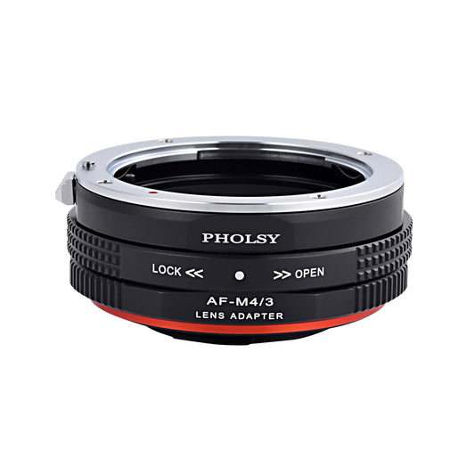 PHOLSY Lens Mount Adapter Manual Focus Compatible with Sony A (Minolta AF) Mount Lens to Micro Four Thirds (M4/3 Micro 4/3) Mount Camera Body