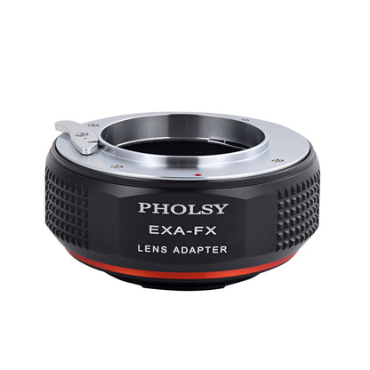 PHOLSY Lens Mount Adapter Manual Focus Compatible with Exakta Mount Lens to Fuji X Mount Camera Body