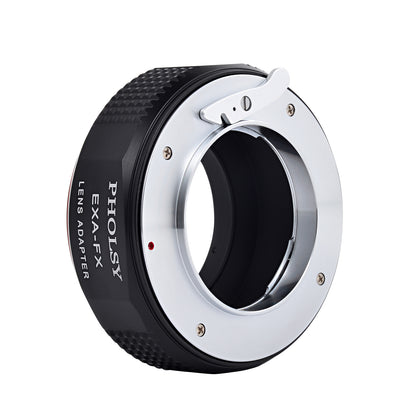 PHOLSY Lens Mount Adapter Manual Focus Compatible with Exakta Mount Lens to Fuji X Mount Camera Body