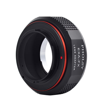 PHOLSY Lens Mount Adapter Manual Focus Compatible with Exakta Mount Lens to Fuji X Mount Camera Body