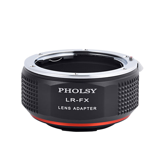 PHOLSY Lens Mount Adapter Manual Focus Compatible with Leica R Mount Lens to Fuji X Mount Camera Body