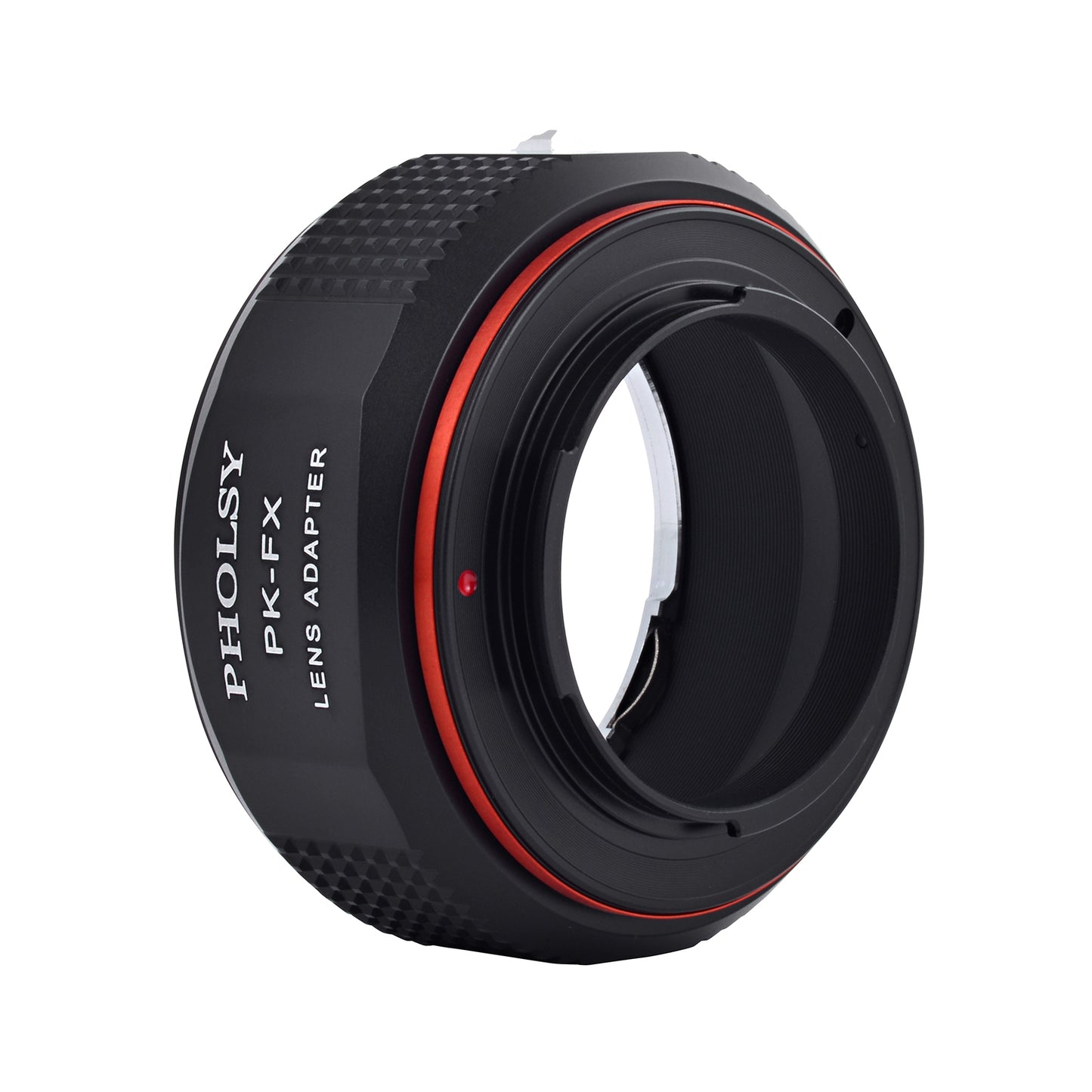 PHOLSY Lens Mount Adapter Manual Focus Compatible with Pentax K Mount Lens to Fuji X Mount Camera Body