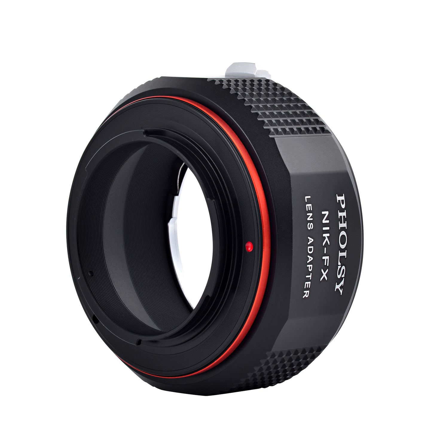 PHOLSY Lens Mount Adapter Manual Focus Compatible with Nikon F Mount Lens to Fuji X Mount Camera Body