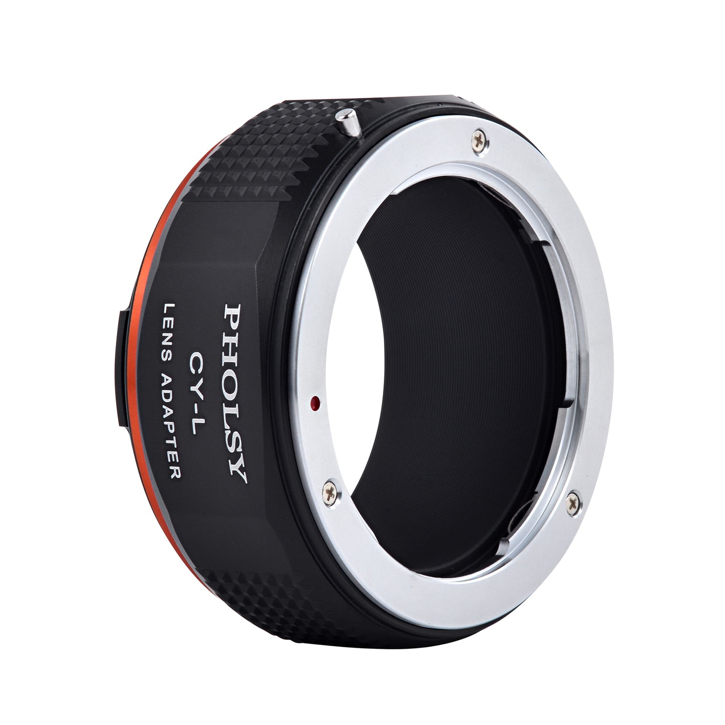 PHOLSY Lens Mount Adapter Manual Focus Compatible with Yashica Contax CY Mount Lens to Leica L Mount Camera Body