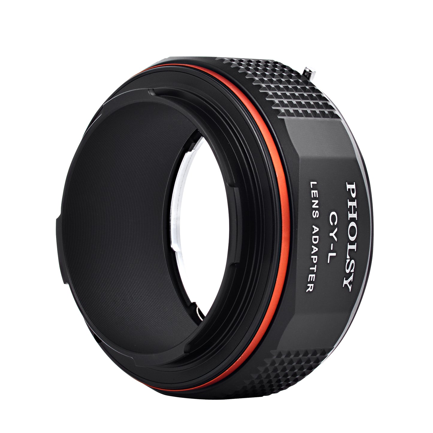 PHOLSY Lens Mount Adapter Manual Focus Compatible with Yashica Contax CY Mount Lens to Leica L Mount Camera Body