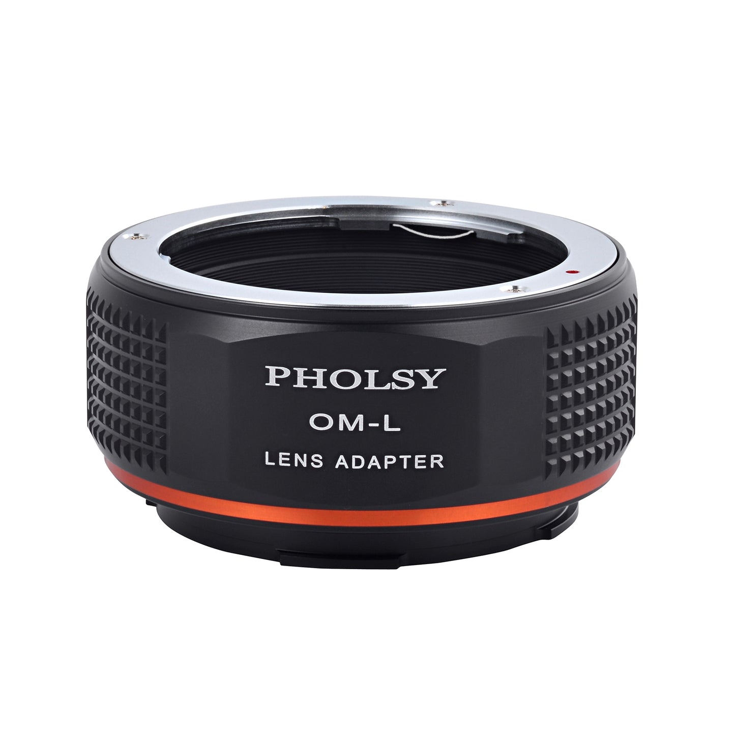 PHOLSY Lens Mount Adapter Manual Focus Compatible with Olympus OM Mount Lens to Leica L Mount Camera Body