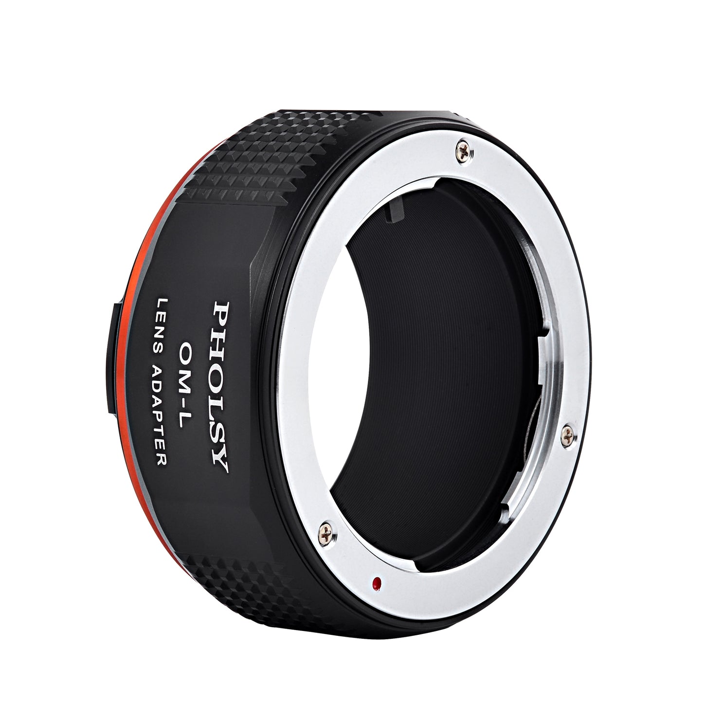 PHOLSY Lens Mount Adapter Manual Focus Compatible with Olympus OM Mount Lens to Leica L Mount Camera Body