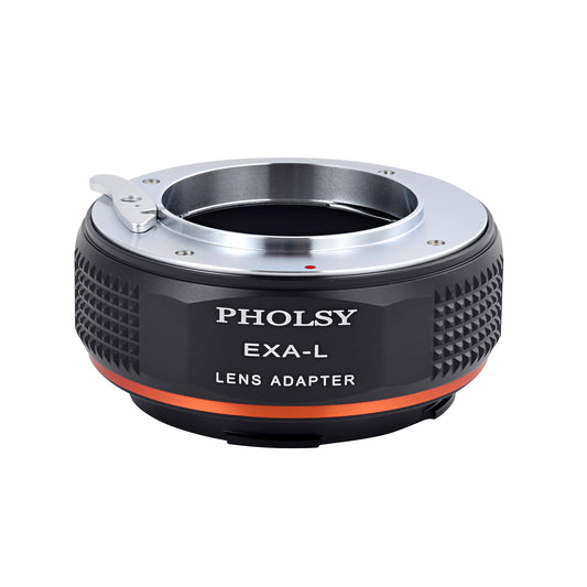 PHOLSY Lens Mount Adapter Manual Focus Compatible with Exakta Mount Lens to Leica L Mount Camera Body