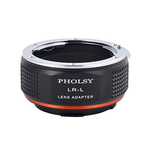 PHOLSY Lens Mount Adapter Manual Focus Compatible with Leica R Mount Lens to Leica L Mount Camera Body