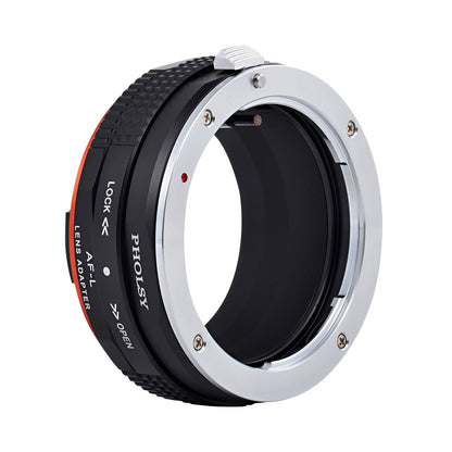 PHOLSY Lens Mount Adapter Manual Focus Compatible with Sony A (Minolta AF) Mount Lens to Leica L Mount Camera Body