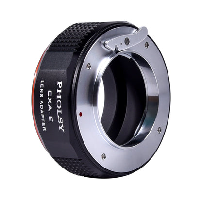 PHOLSY Lens Mount Adapter Manual Focus Compatible with Exakta Mount Lens to Sony E (NEX) Mount Camera Body