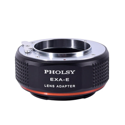 PHOLSY Lens Mount Adapter Manual Focus Compatible with Exakta Mount Lens to Sony E (NEX) Mount Camera Body